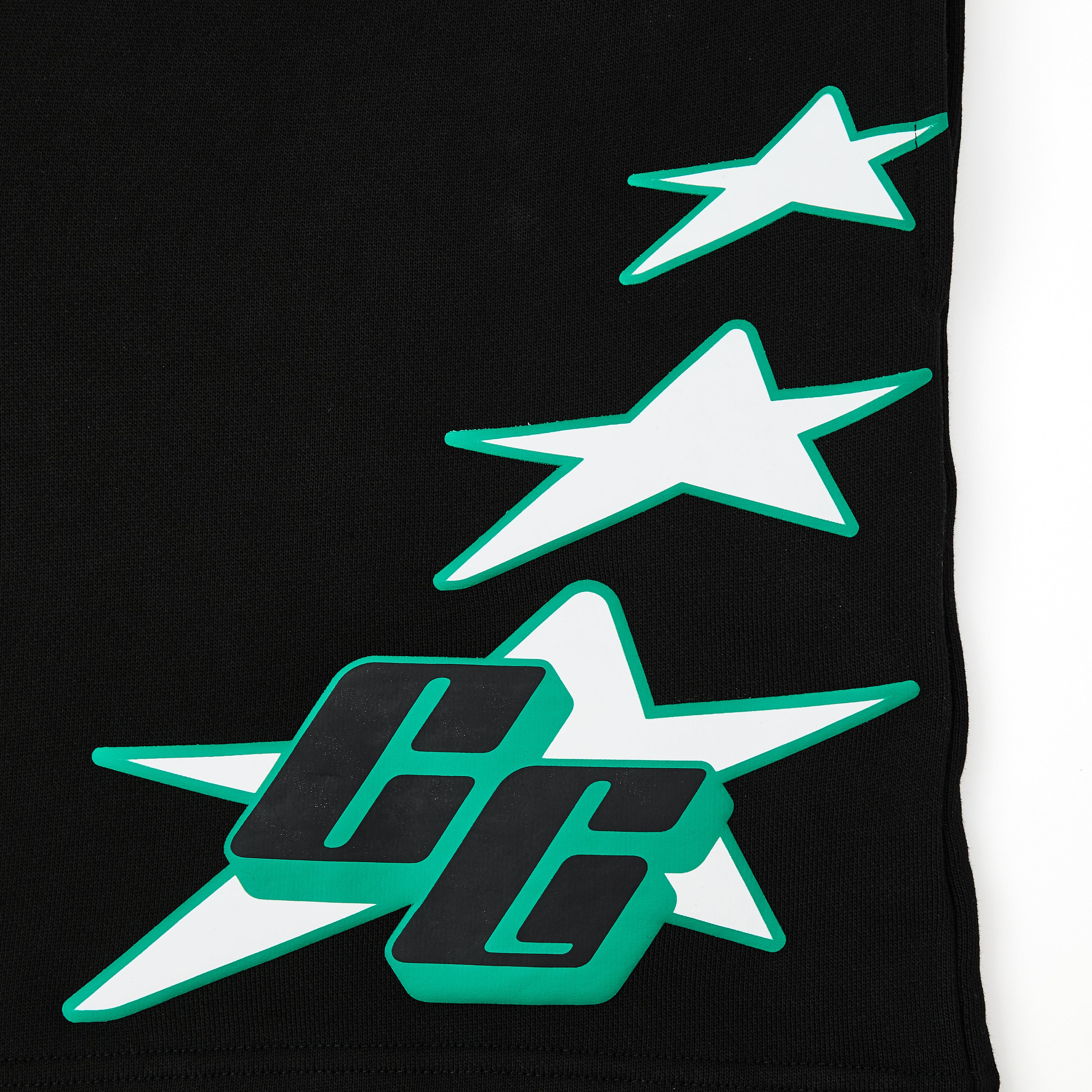 All Star Sweat Shorts (Black/Green)
